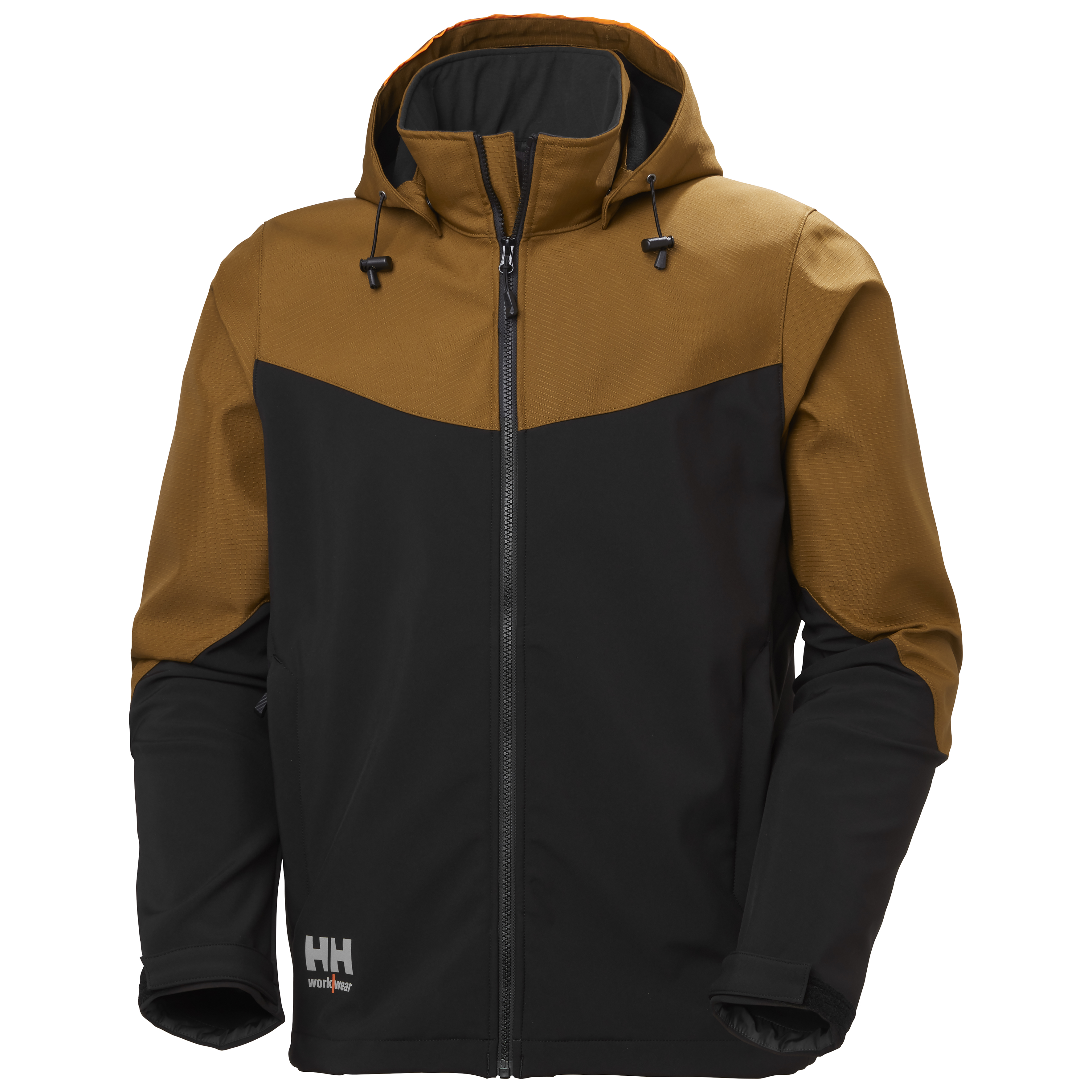 Helly Hansen OXFORD softshell jope kapuutsiga pruun/must