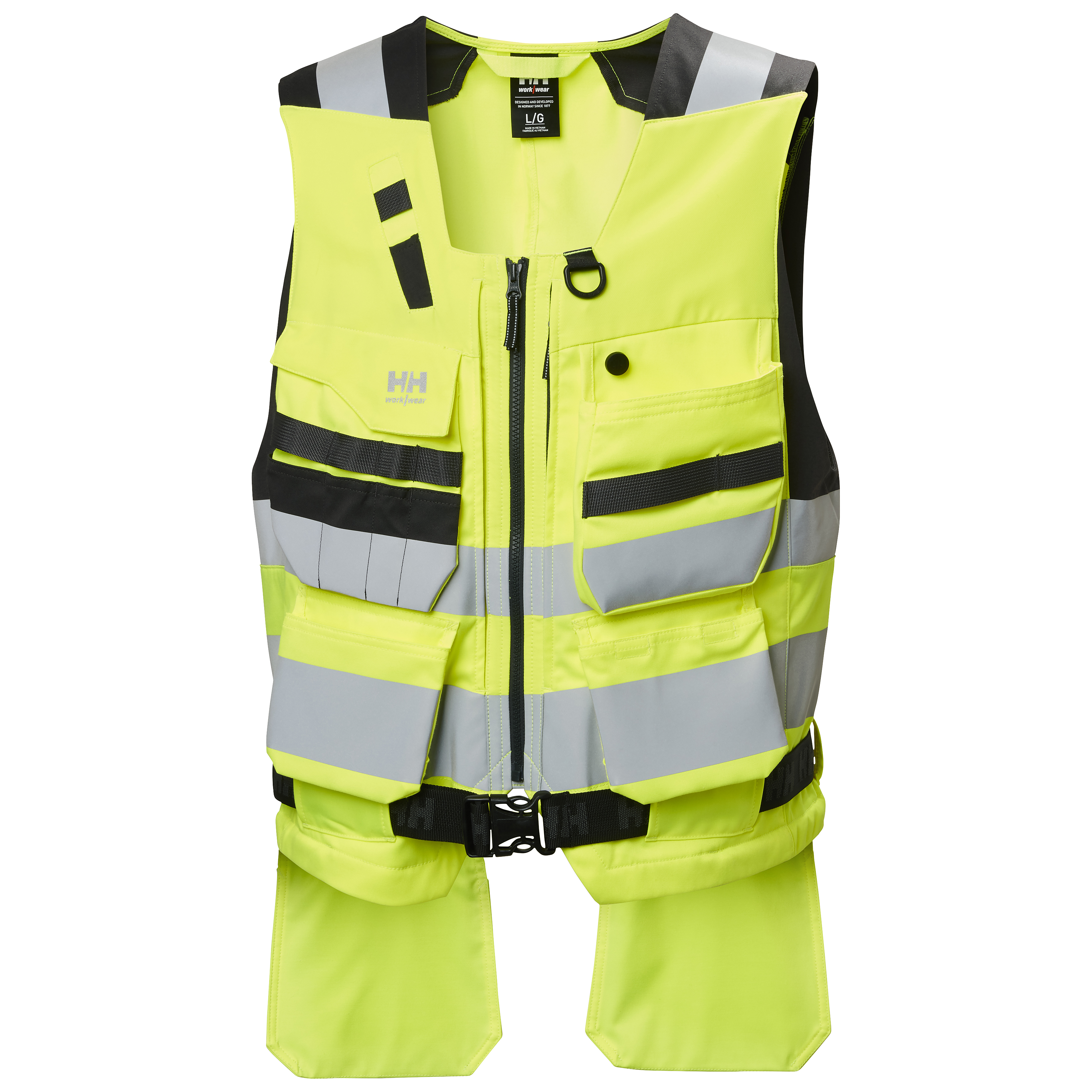 Helly Hansen ALNA 4X ripptaskutega vest HI-VIS kollane