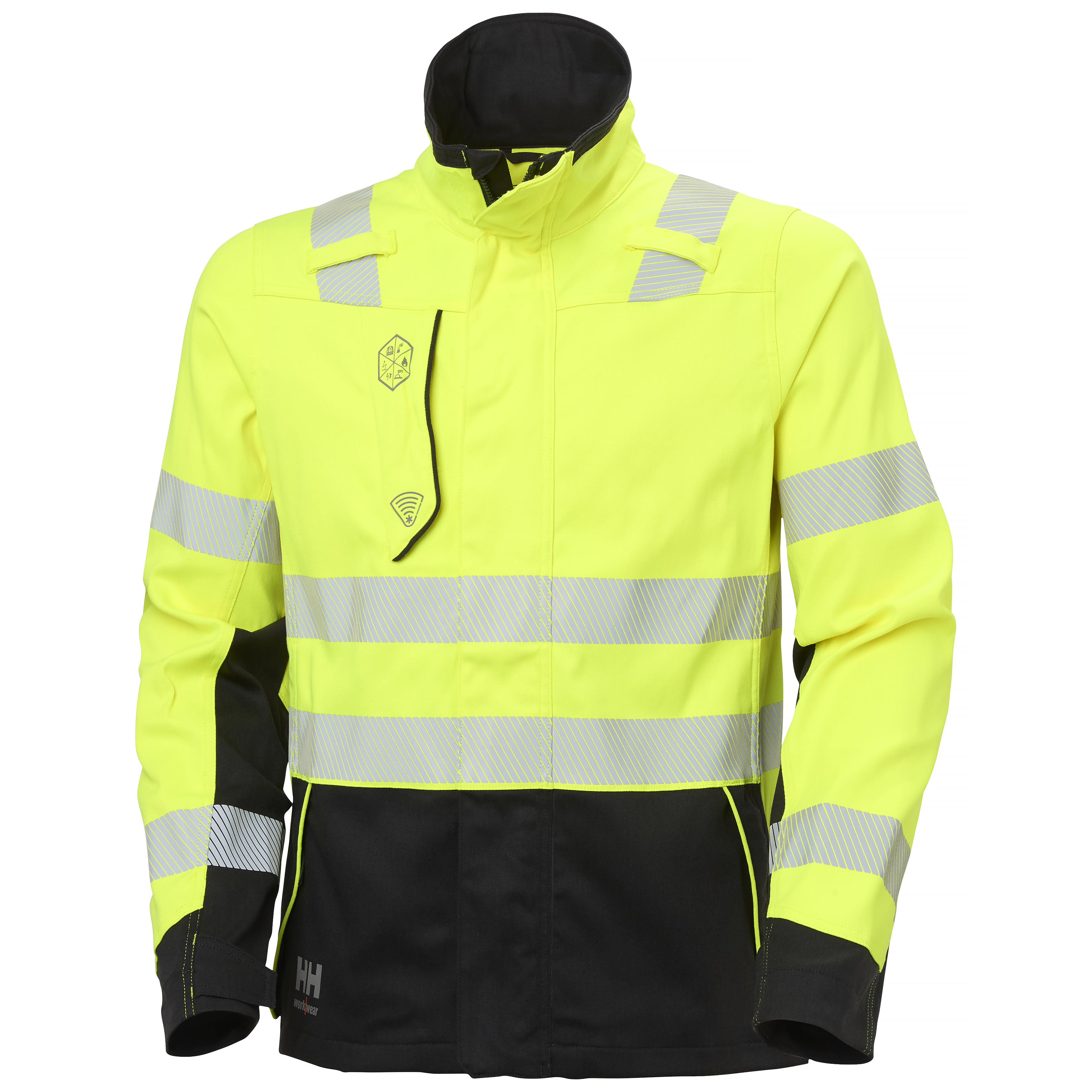 Helly Hansen FYRE Multinorm Inherent tööjakk HI-VIS kl.2 kollane/must APC1