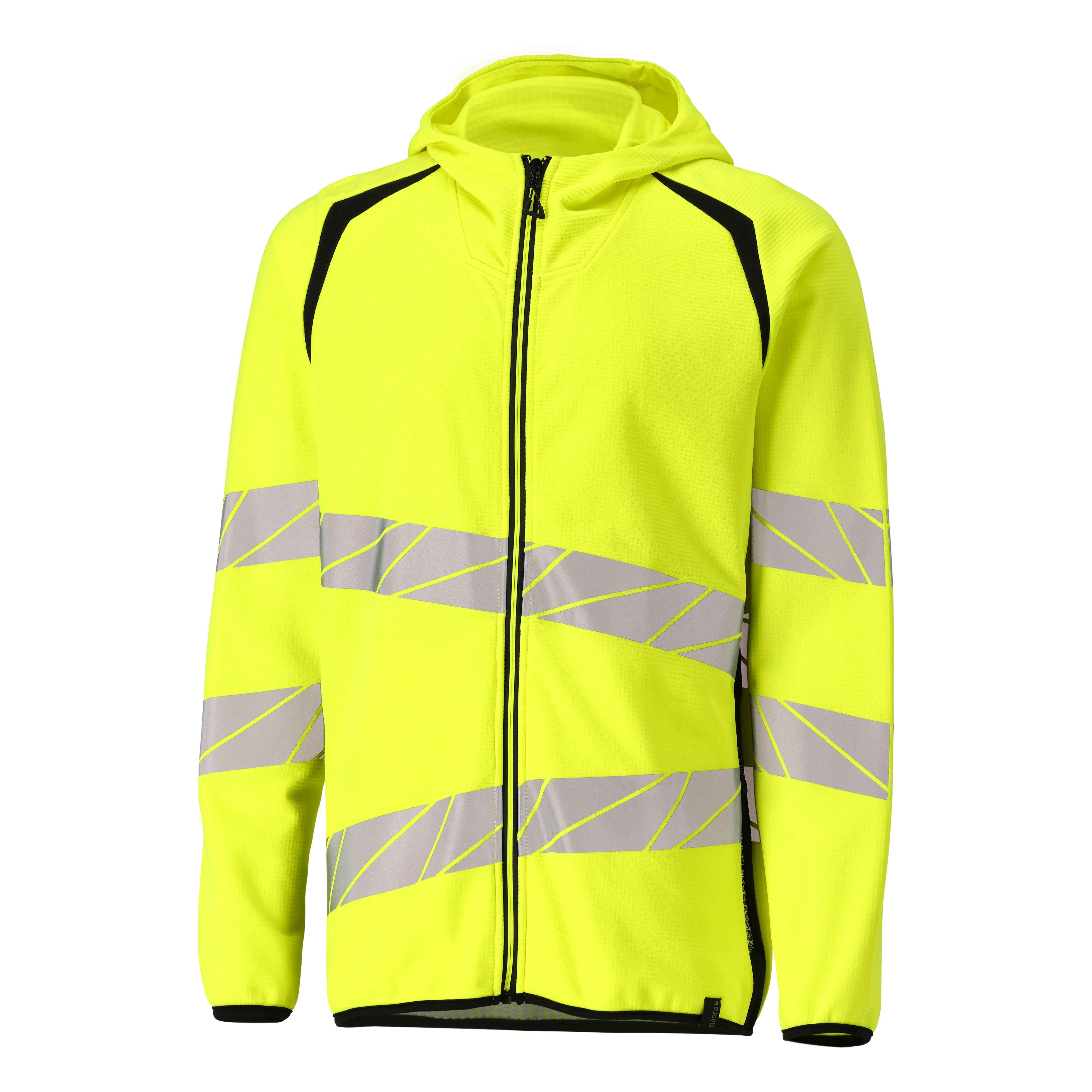 MASCOT® ACCELERATE SAFE HI Vis lukuga dressipluus kollane/must