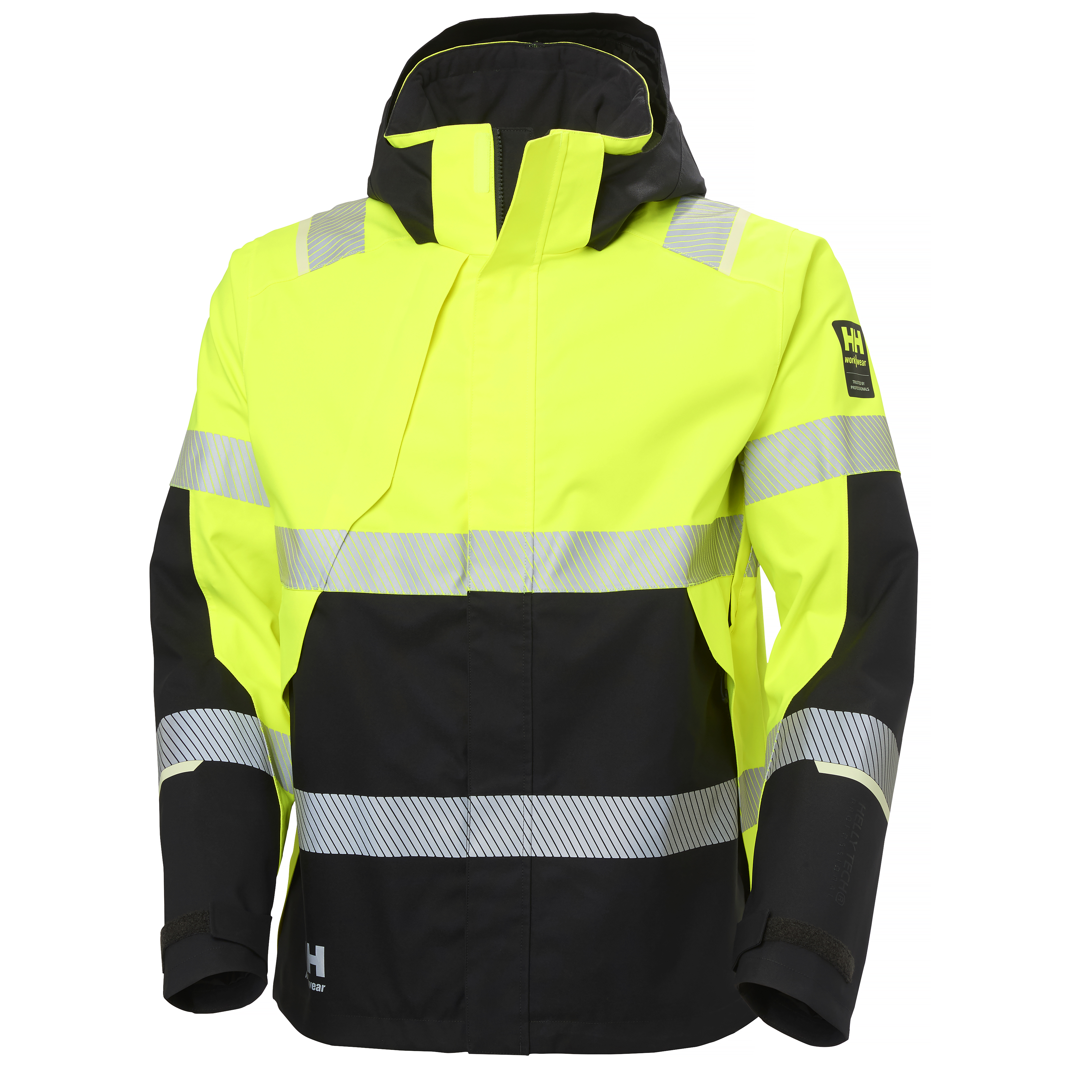 Helly Hansen ICU Shell jope HI-VIS kl.2 kollane/must