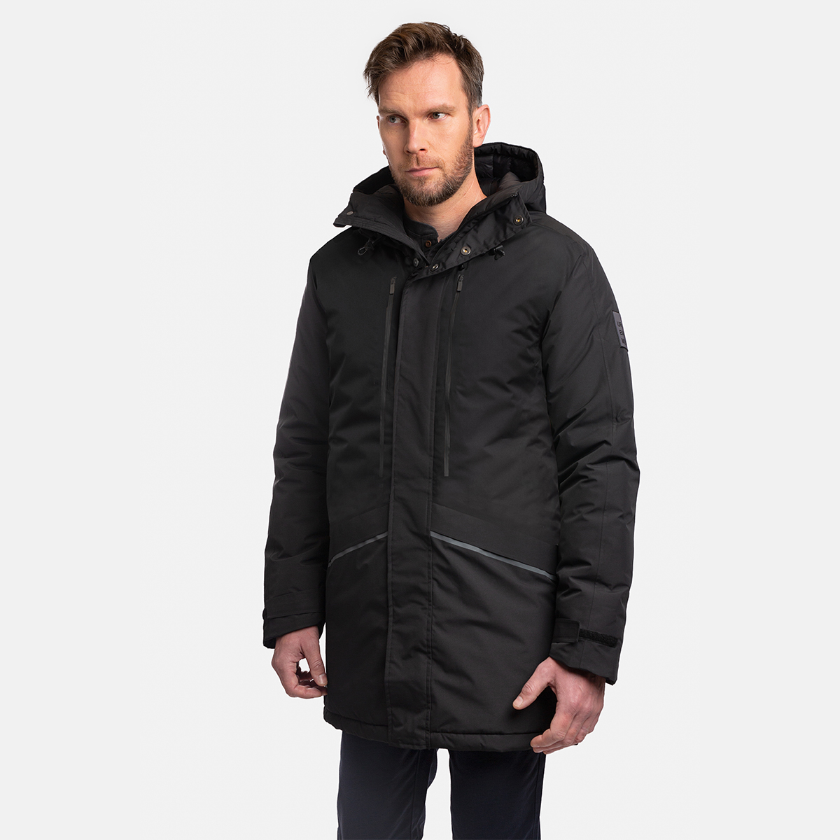 Huppa ARLON meeste talveparka 160g must