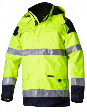Top Swede WINSLOW 126 HI-VIS 3-in-1 talveparka, kollane