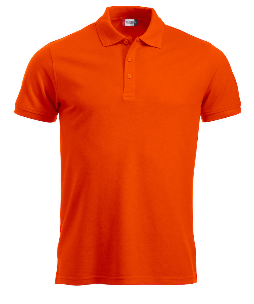 Clique MANHATTAN polo meeste, HI-Vis oranž