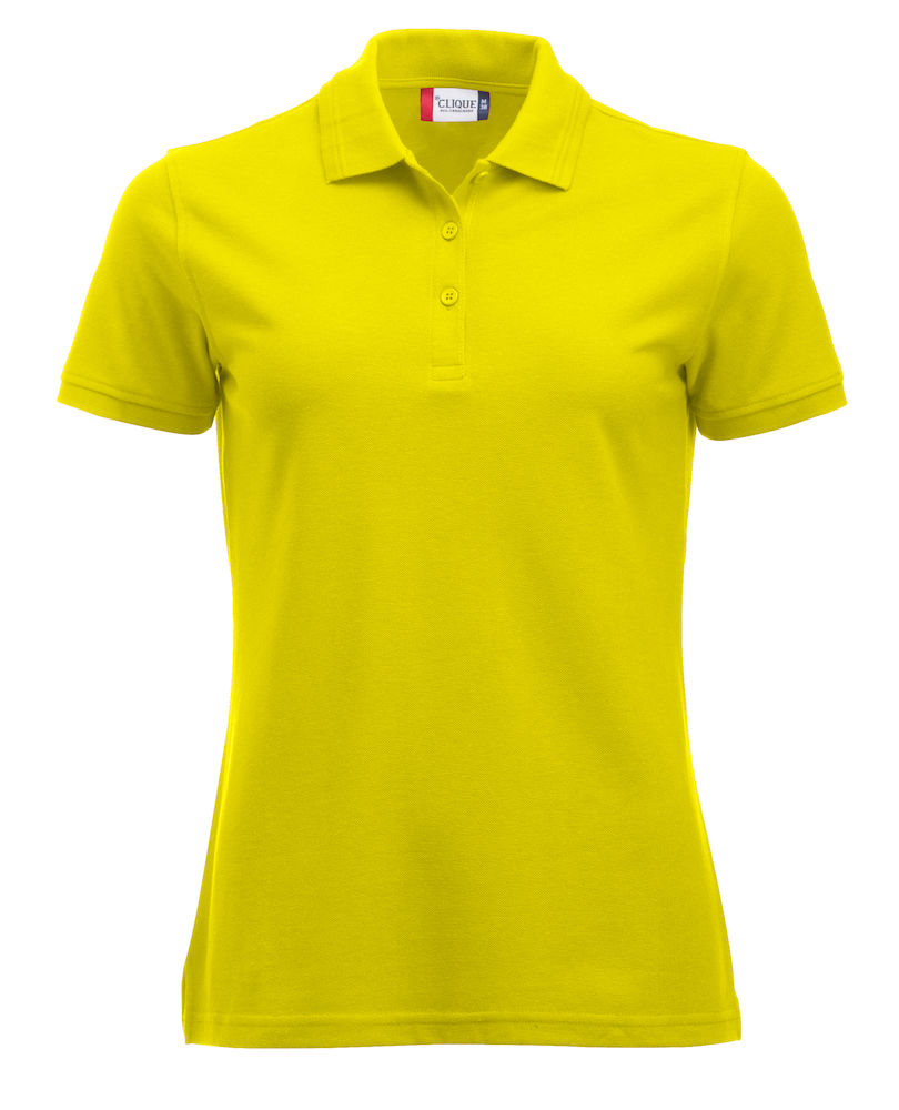 Clique MANHATTAN polo naiste, Hi-Vis kollane