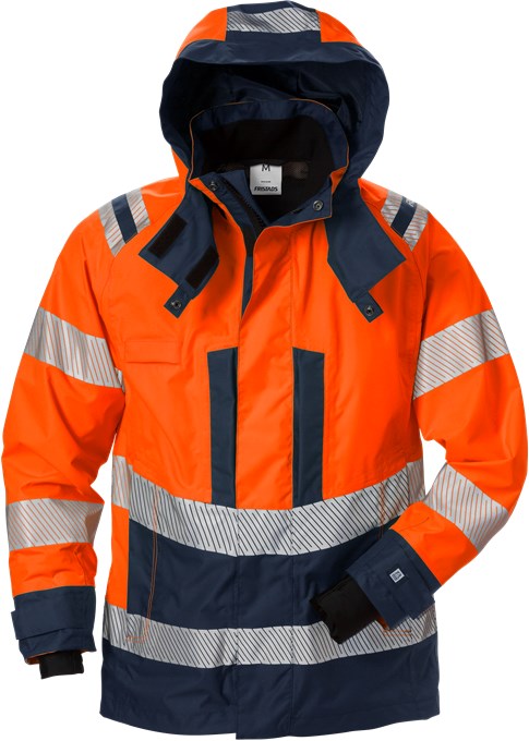 Fristads AIRTECH SHELL HI-VIS naiste jope kl.3, oranž/navy