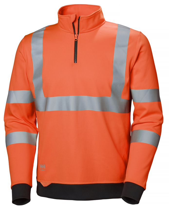Helly Hansen ADDVIS 1/2 lukuga pusa, Hi-Vis oranž