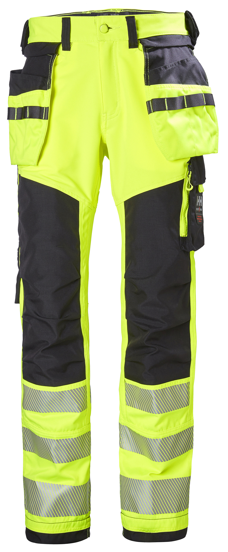 Helly Hansen ICU ripptaskutega püksid HI-VIS kl.2, kollased