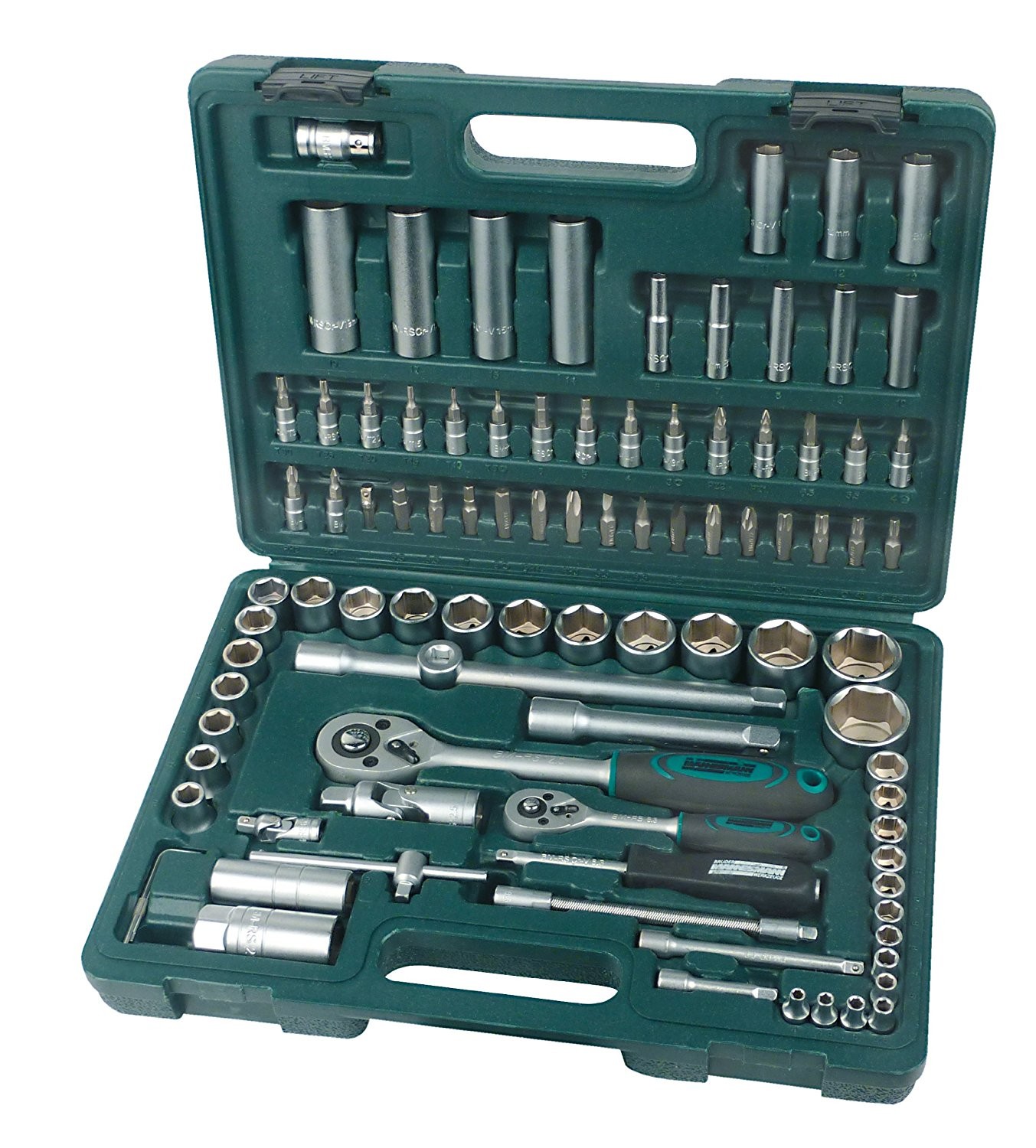 Mannesmann padrunvõtmete komplekt 94 osa 1/4+1/2