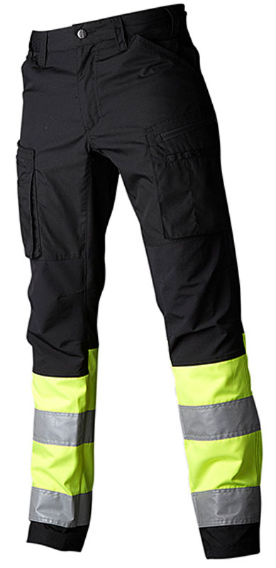 Top Swede STRETCH püksid 220 HI VIS cl 1 must/kollane