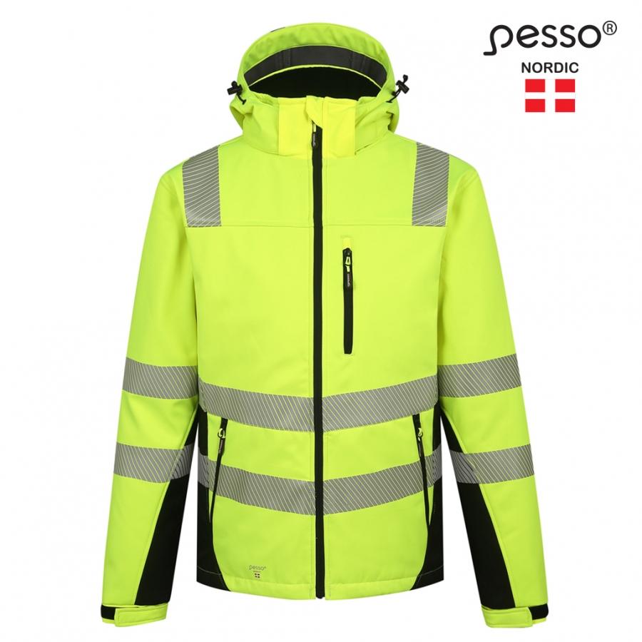 Pesso CALGARY talve softshell jope HI-VIS kollane