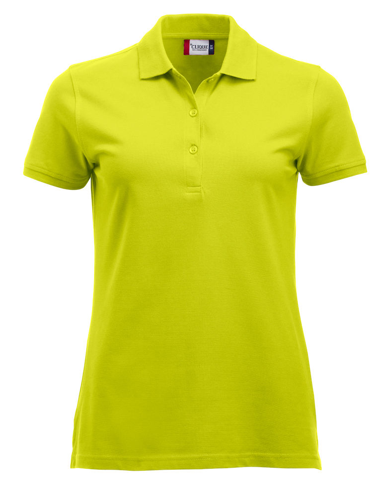 Clique CLASSIC MARION naiste polo, HI-Vis roheline