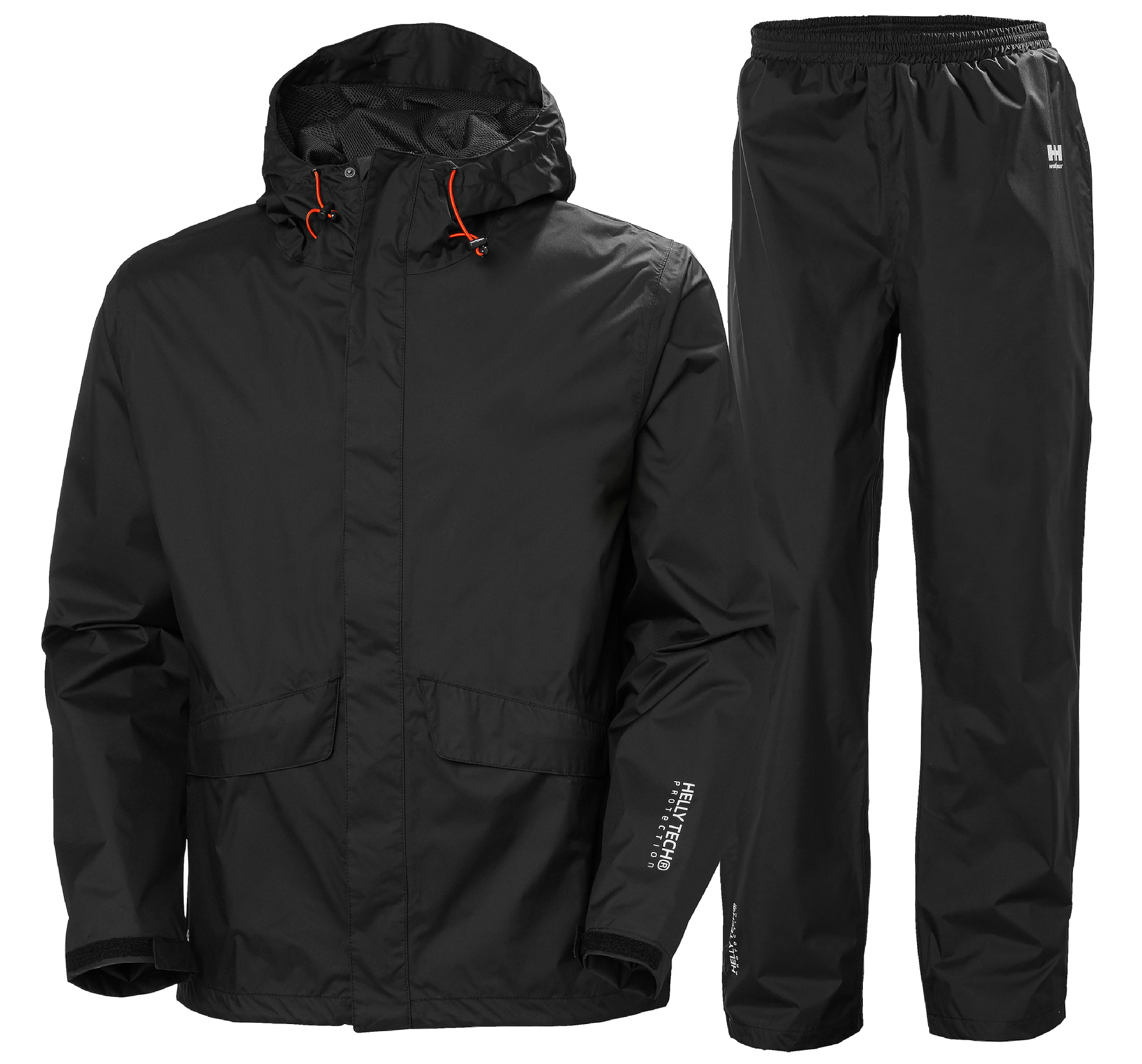 Helly Hansen MANCHESTER RAIN/WATERLOO jakk+püksid, must