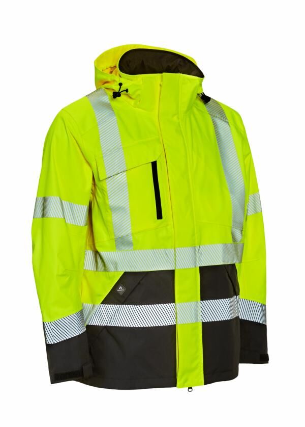 ELKA Visible Xtreme HI-VIS veekindel stretš jope, kollane