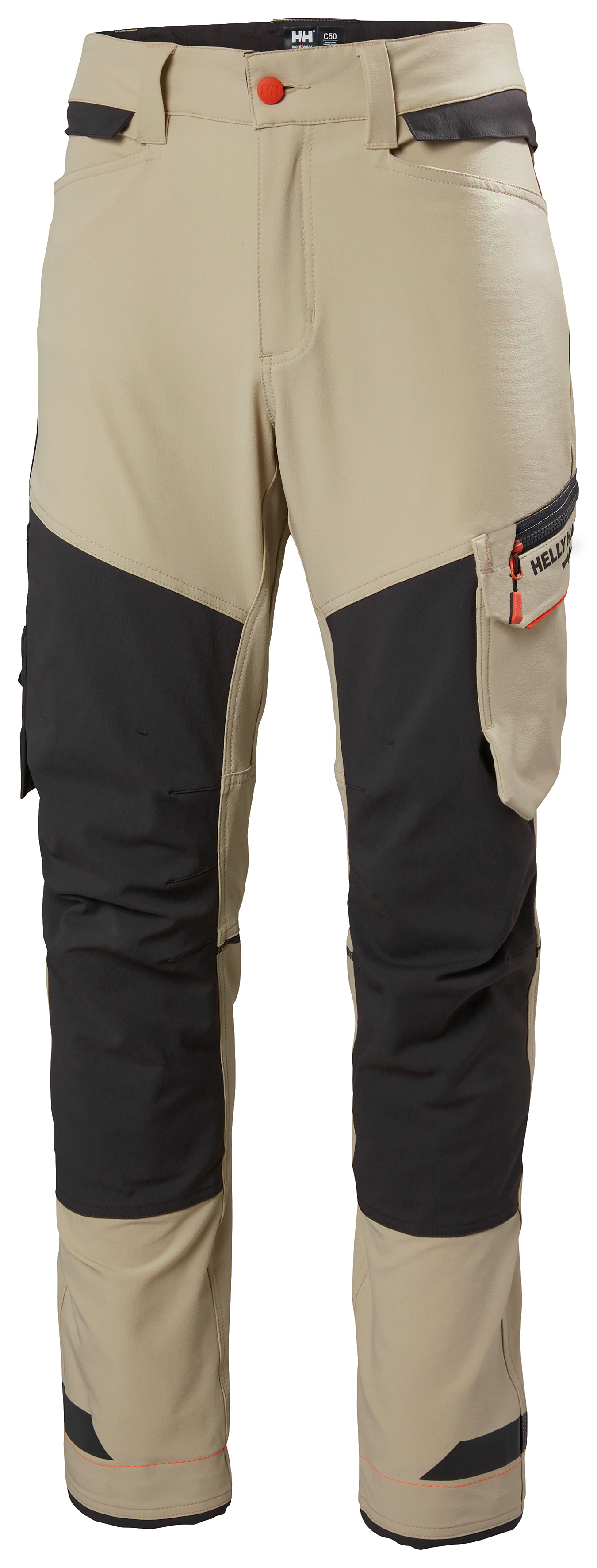 Helly Hansen KENSINGTON CONSTRUCTION püksid ripptaskutega, beež