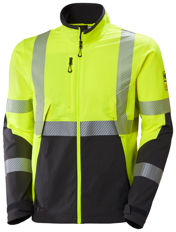 Helly Hansen ICU BRZ stretš jakk HI-VIS kl.2, kollane/must