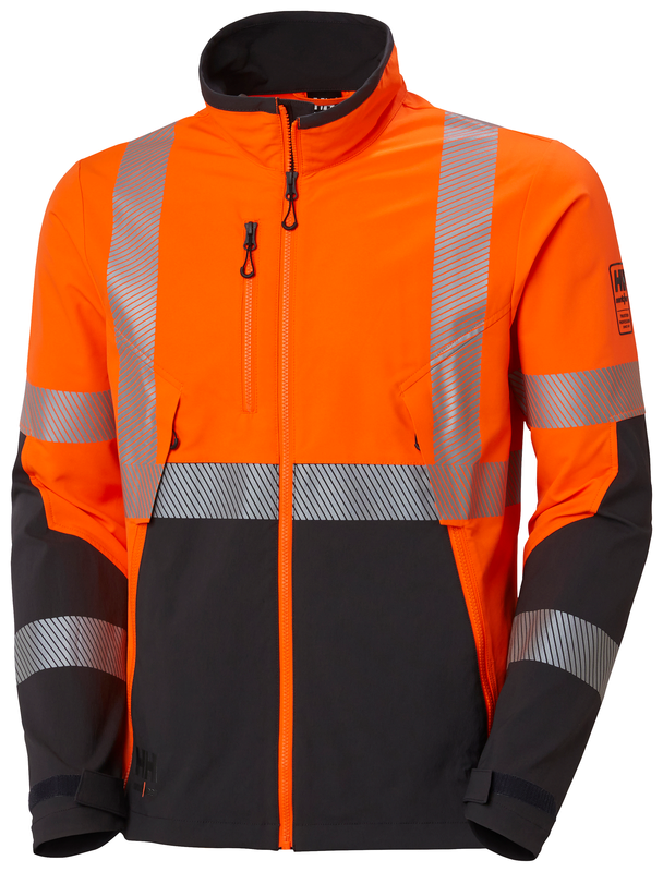 Helly Hansen ICU BRZ stretš jakk HI-VIS kl.2, oranž/must