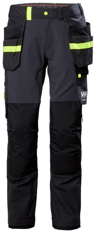 Helly Hansen OXFORD 4X Constrution ripptaskutega püksid hall/must/kollane