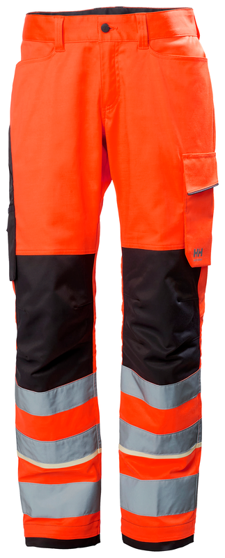 Helly Hansen UC-ME Work püksid HI-VIS kl2, punane/must