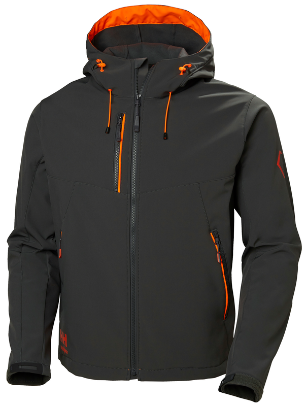 Helly Hansen CHELSEA EVOLUTION kapuutsiga softshell, hall