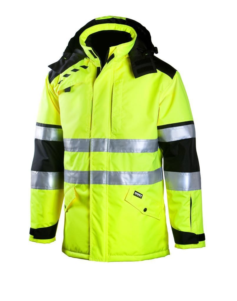 Dimex talveparka HI-VIS kl.3, kollane/must