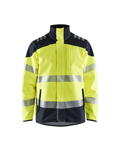 Blåkläder Multinorm Hi-Vis softshell jope kl.3 tumesinine/kollane APC2