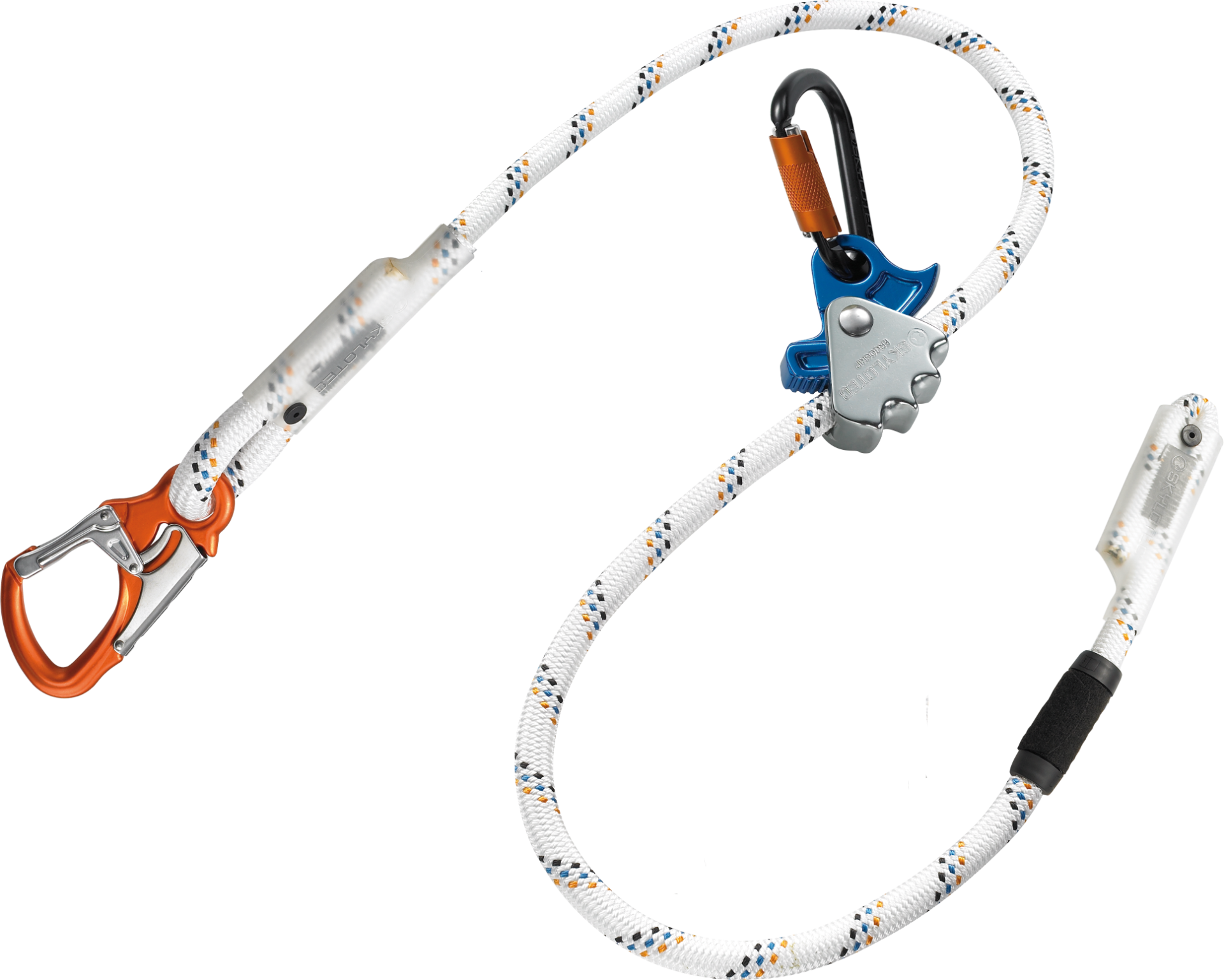 Skylotec ERGOGRIP SK16 positsiooniköis 1,5 m, alumiinium automaatlukustusega karabiinid