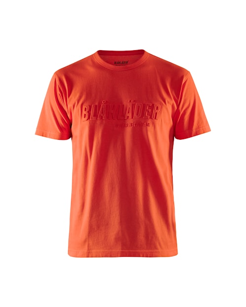 Blåkläder 3D-logo T-särk oranž