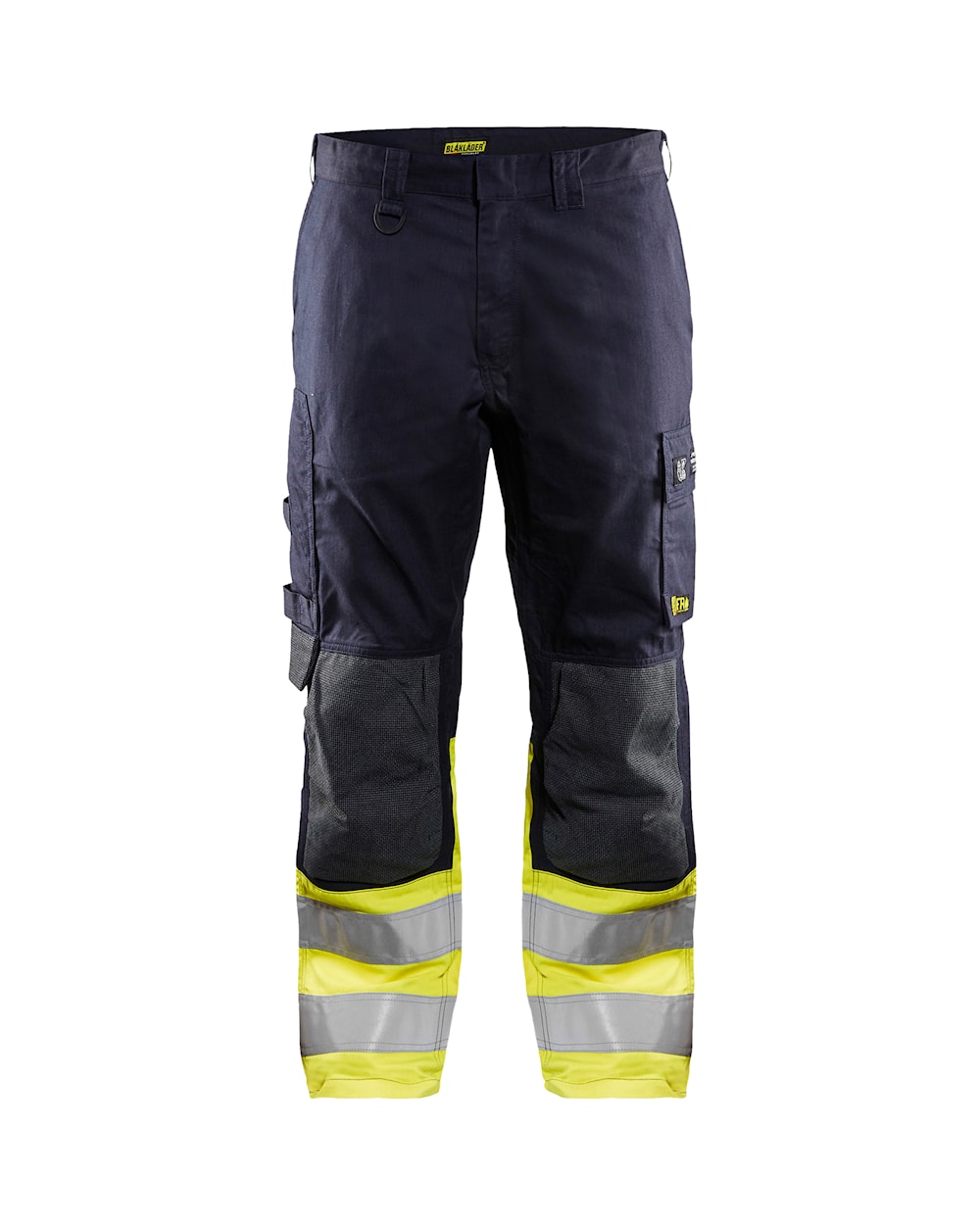 Blakläder MULTINORM inherent püksid Hi-Vis kl.1 tumesinine/neoonkollane