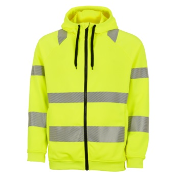 Gesto Hi-Vis pusa kapuutsiga EN20471 kl 2/3 kollane