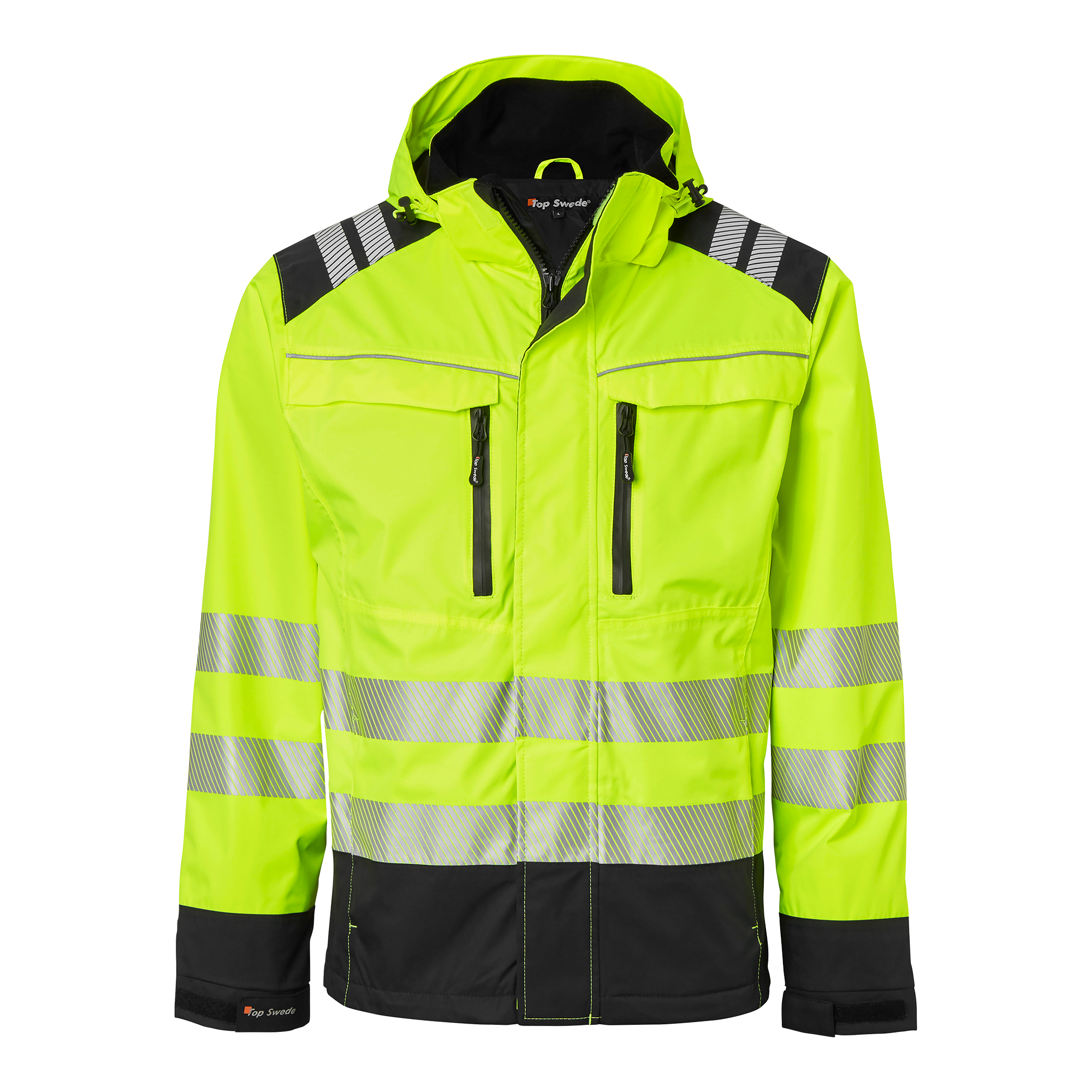 Top Swede 130 PINETOP HI-VIS jope, kollane/must