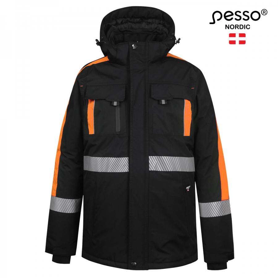 Pesso veekindel talvejope NOVA must/oranž
