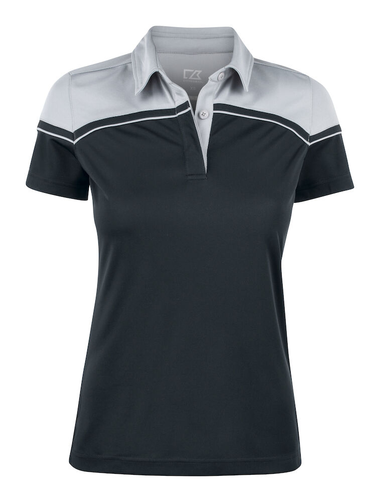 Cutter & Buck SEABECK naiste polo must/helehall