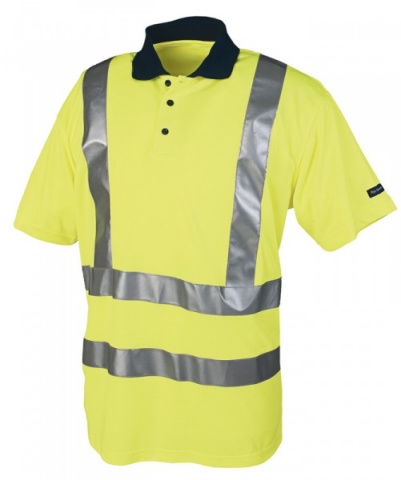 Top Swede polosärk HI-VIS eest nööpidega