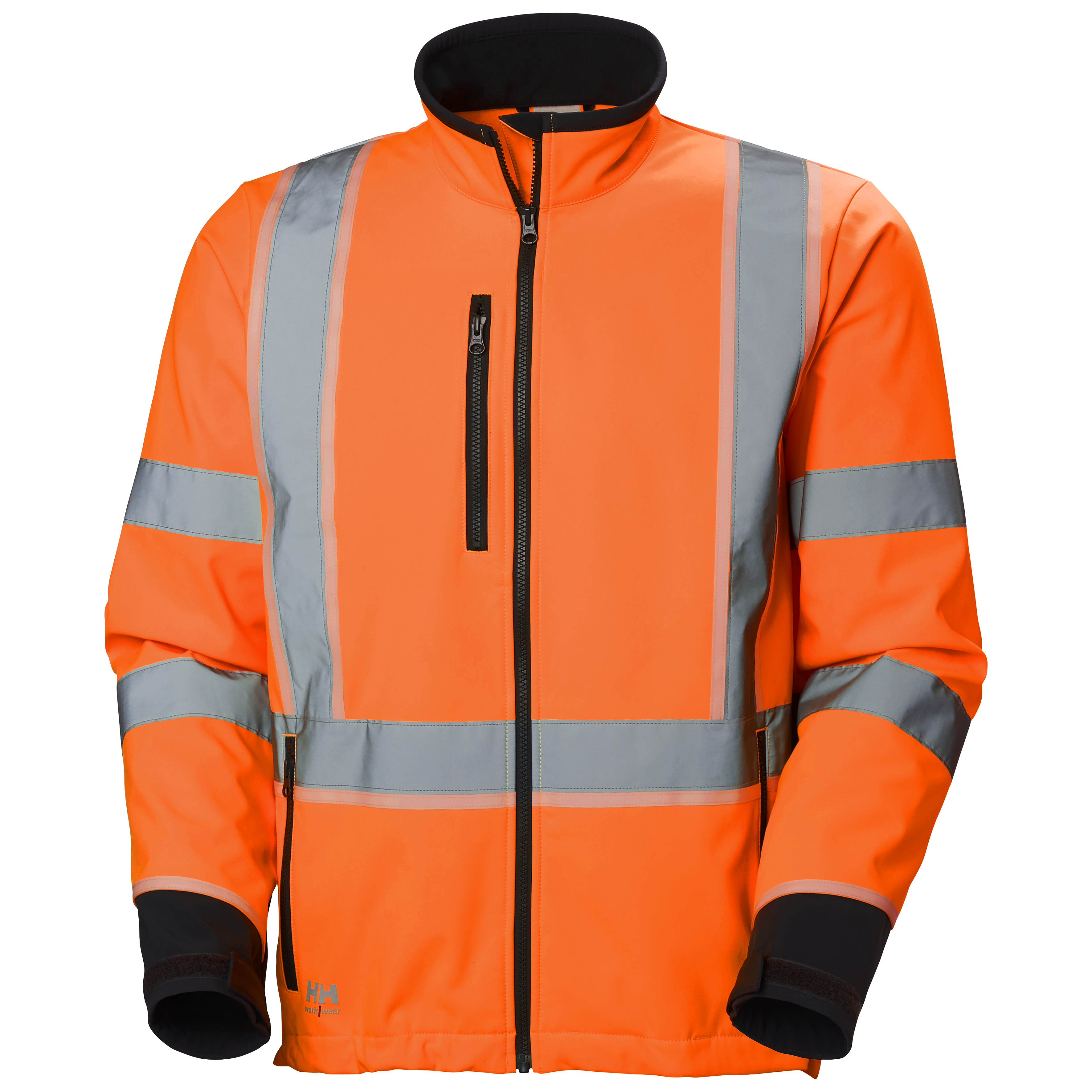 Helly Hansen UC-ME softshell jakk HI-VIS kl.3, oranž/must