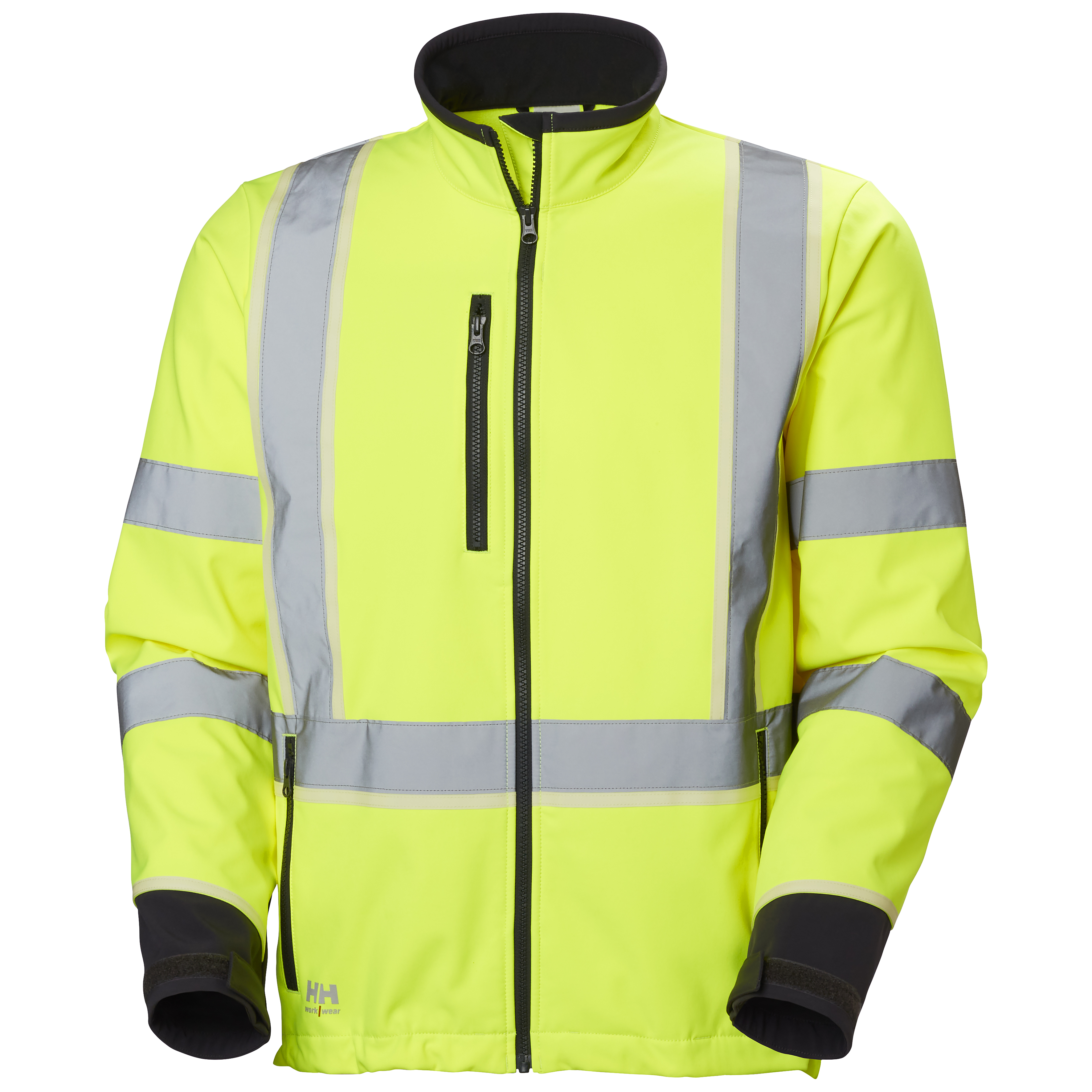 Helly Hansen UC-ME softshell jakk HI-VIS kl.3, kollane/must