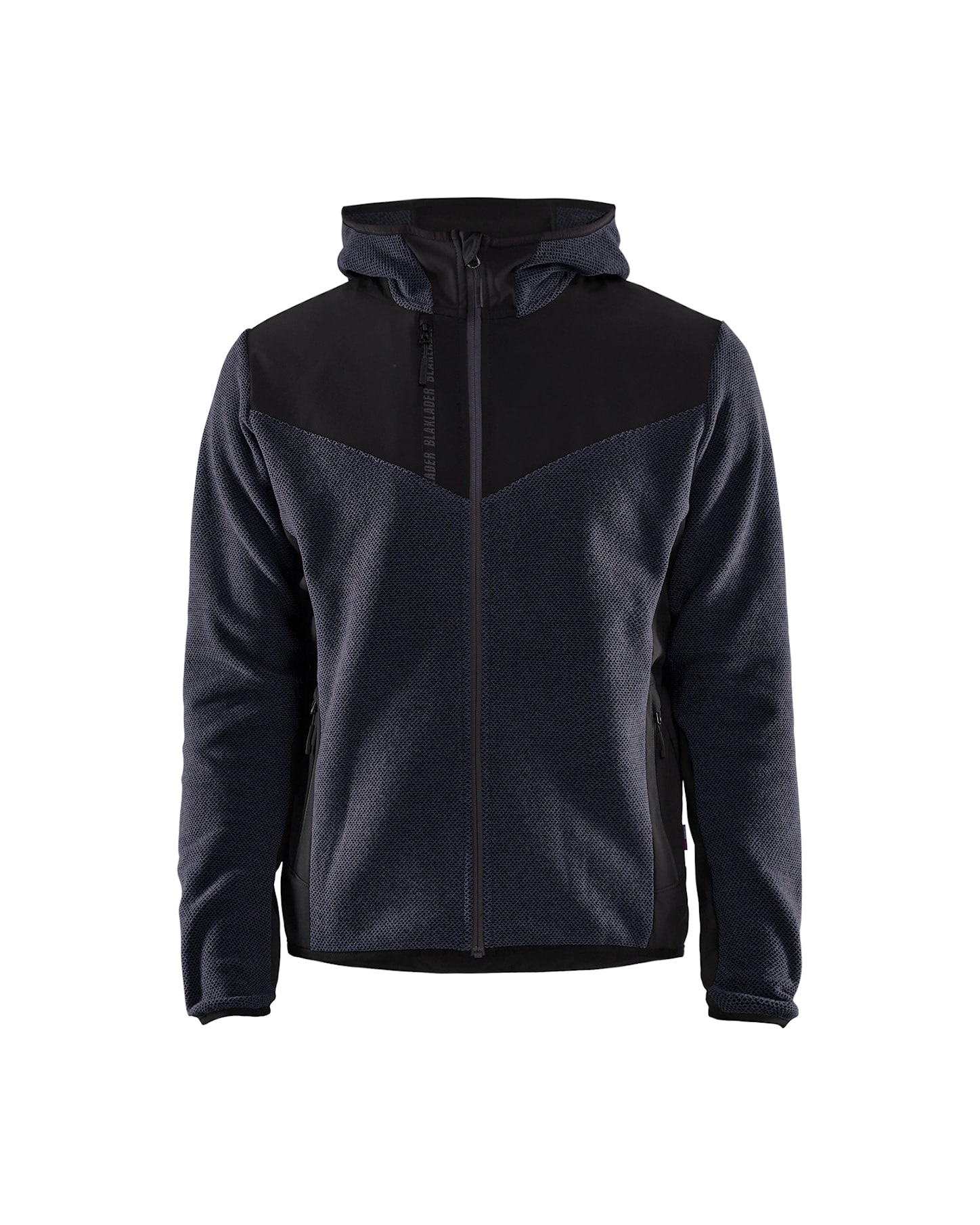 Blakläder Softshell-materjaliga kootud jakk, tume mariinsinine/tust